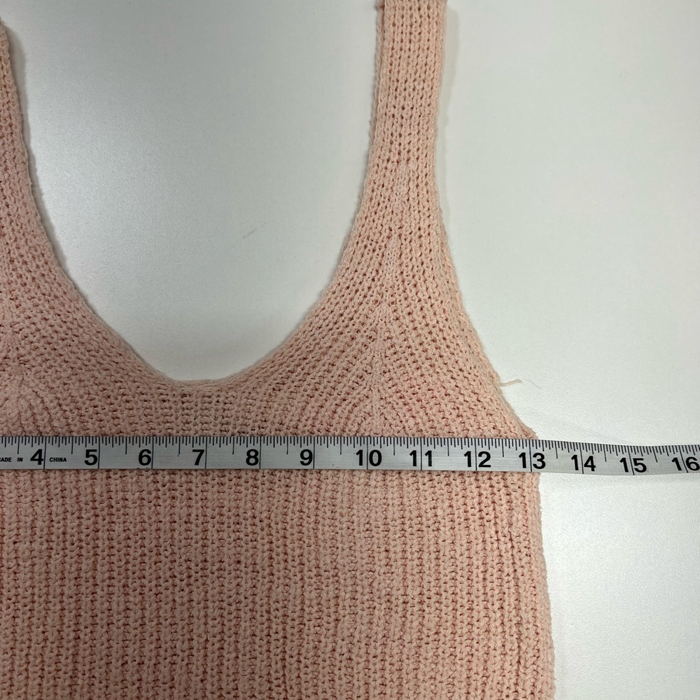 Madewell Monterey Sweater Tank in Pink Size XS Light Pink Blush - Picture 7 of 10